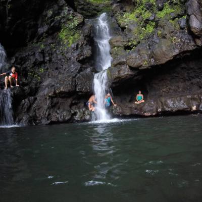 Waterfall in Teahupoo